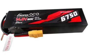 GEA67504S60GT Gens ace G-Tech 6750 mAh 14,8 V 60C 4S1P Lipo-Akkupack